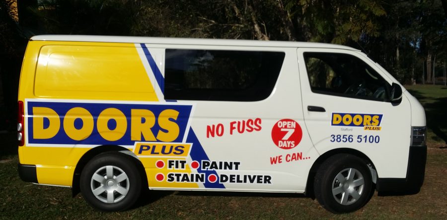 Van Wrap – Doors Plus – Stafford Qld