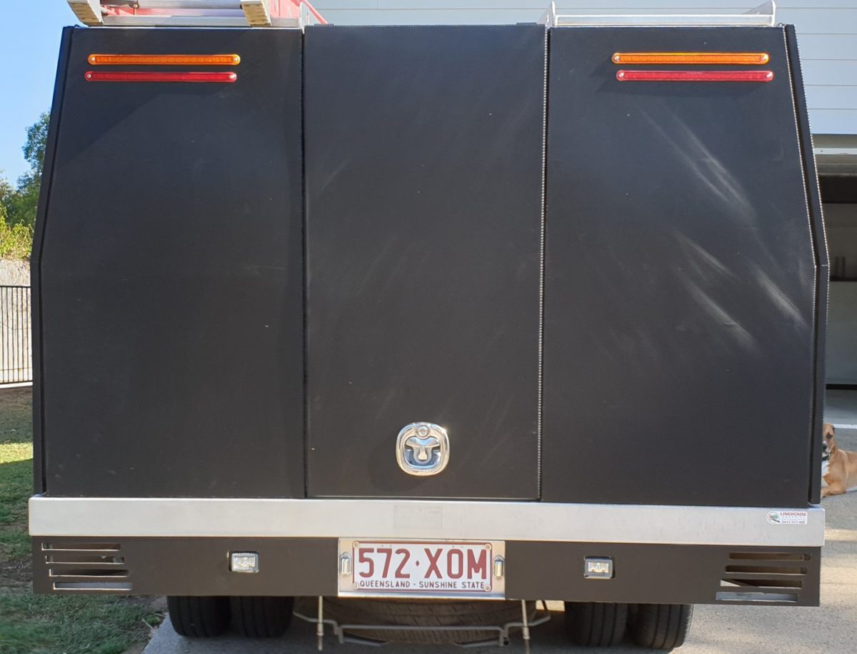Truck/Utility Tool Box Wrapping Carbon Fibre. Brisbane and the