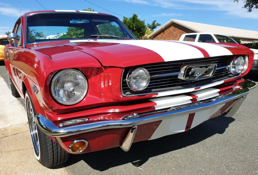 ’66 Mustang Stripes – Currimundi – Sunshine Coast Qld