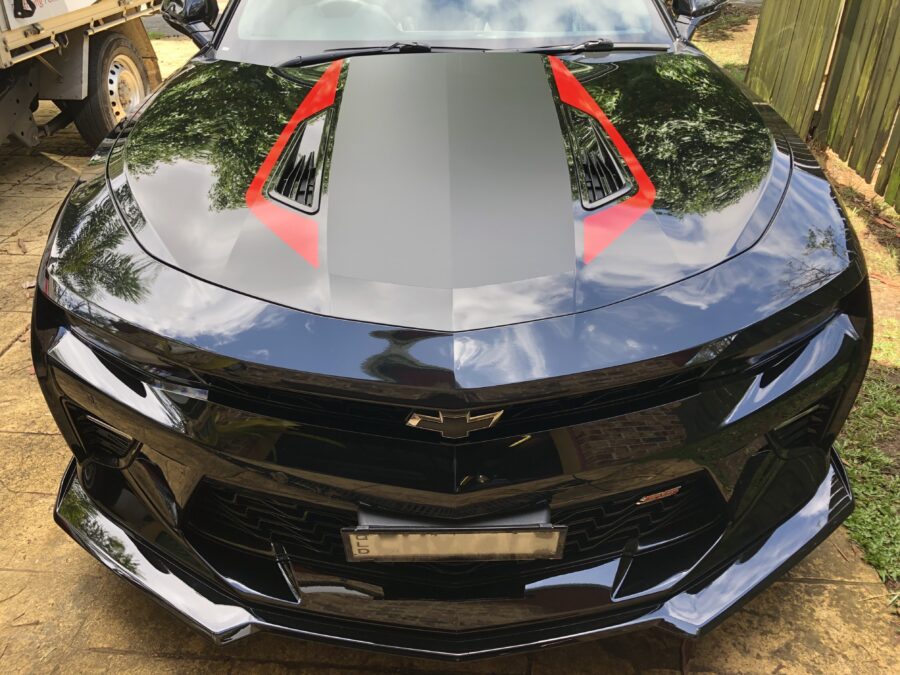 2023 Camaro Bonnet Stripes – Kallangur And Griffin Qld
