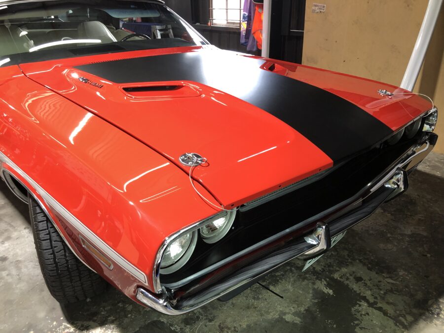 Mobile Service for Dodge Challenger Bonnet Stripe in Redcliffe