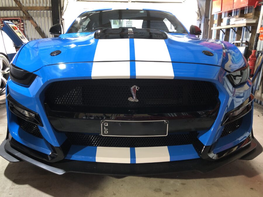 Mustang Center stripes – gold coast
